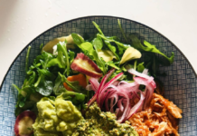 Unlock the Secret to the Ultimate Weeknight Dinner: Crockpot Chicken Bowls with Yellow Rice and Cilantro Pesto